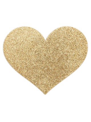 Пестіс прикраса на соски Bijoux Indiscrets Flash Heart Gold (SO2338)