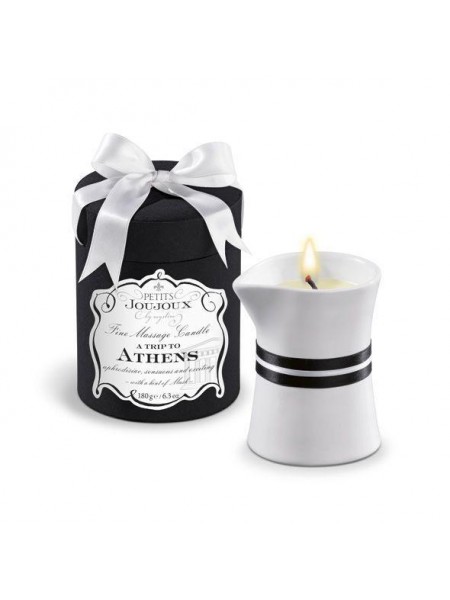 Масажна свічка з ароматом мускусу та пачулів Petits Joujoux — Athens Musk and Patchouli 190 г (SO3142)