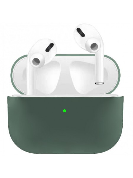 Силіконовий футляр Epik для навушників AirPods Pro Pine green 869163