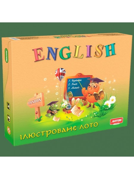 Настільна гра Лото Artos Games "ENGLISH" (0796)