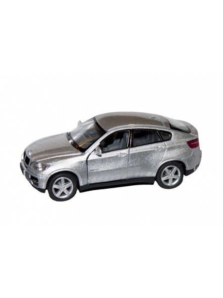 Модель автомобіля Kinsmart KT5336W BMW X6 Сріблястий