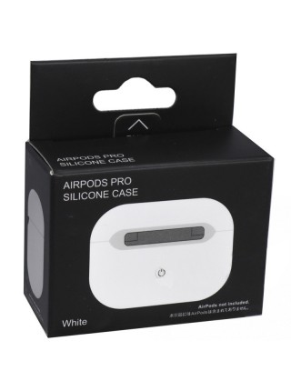 Силіконовий футляр Epik для навушників AirPods Pro Білий / White 1105747
