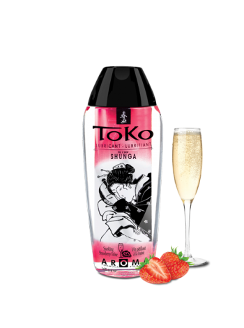 Лубрикант на водній основі Shunga Toko AROMA — Sparkling Strawberry Wine 165 мл (SO2532)