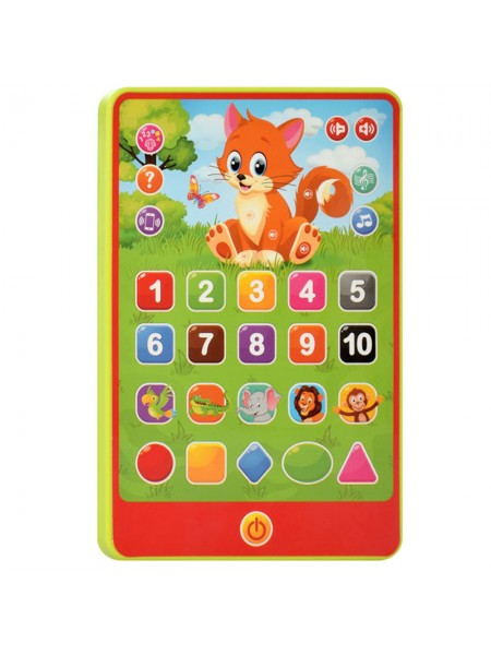 Дитячий інтерактивний планшет Limo Toy на укр. мовою Зелений