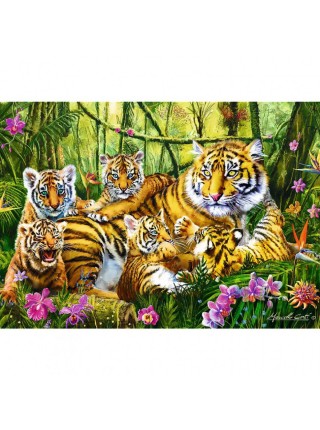 Пазли "Сім'я тигрів" Trefl 37350 500 ел.