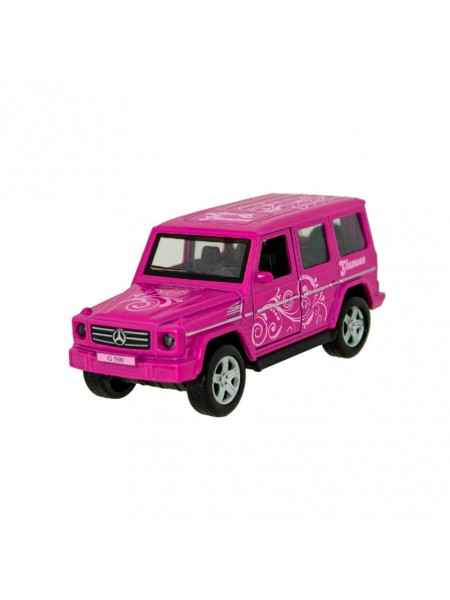 Машинка TechnoPark glamcar Мерседес Бенц g-class фіолетовий DD657472