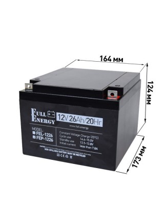 Акумулятор Full Energy FEP-1226 12 V 26AH