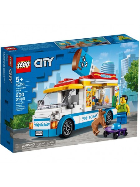 Конструктор LEGO City Great Vehicles Вантажівка морозивника 200 деталей (60253)