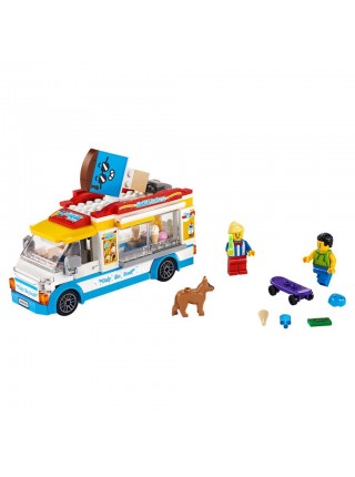 Конструктор LEGO City Great Vehicles Вантажівка морозивника 200 деталей (60253)