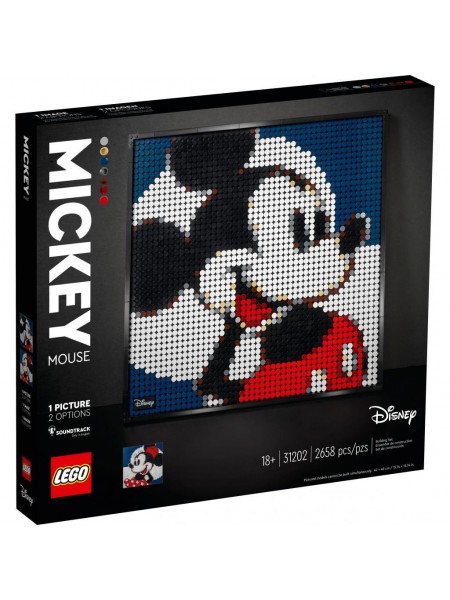 Конструктор LEGO Art Діснеївський Мікі Маус 2658 деталей (31202)