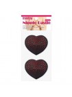 Стикині з червоними горошинками Lovetoy Reusable Red Diamond Heart Nipple Pasties
