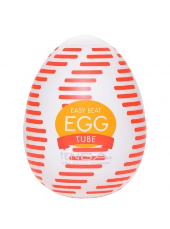 Мастурбатор-яйцо Tanga Egg Tube рельєф із поздовжніми лініями