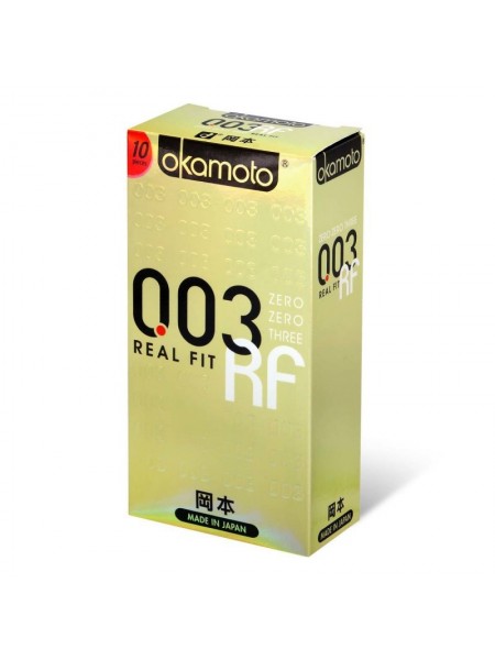 Презервативи ультратонкі Okamoto Real Fit 0.03 10 шт.