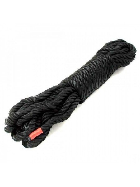 Мотузка для зв'язування Bdsm4u чорна шовкова Special Silk Rope 10 метрів