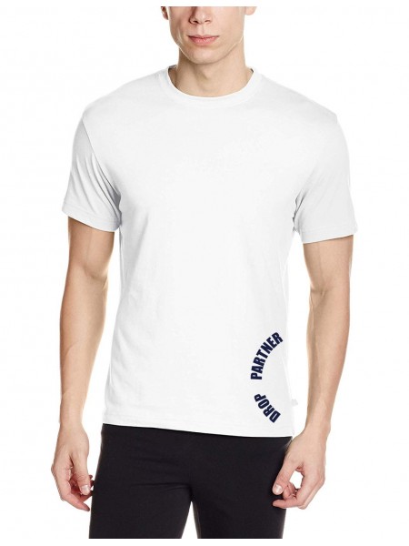 Футболка DROPPARTNER Merch з принтом L / 50 Біла (SUN_DP006L)
