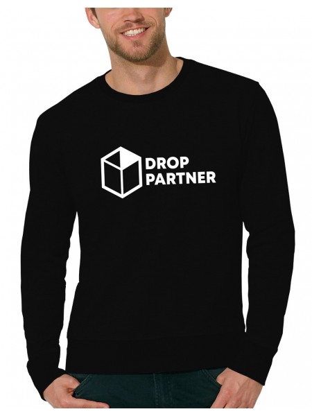 Реглан (світшоти) DROPPARTNER Merch Premium Classic Sweatshirt з принтом S / 46 Чорне (SUN_DP017S)