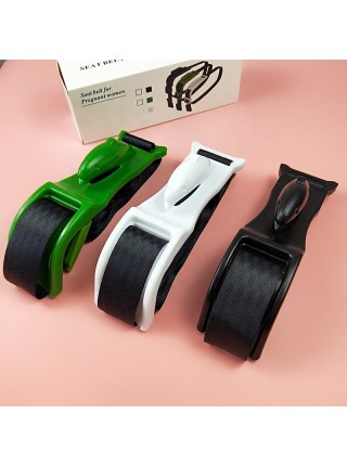 Універсальний адаптер автомобільного ременя безпеки SUNROZ Pregnancy Seat Belt для вагітних Зелений