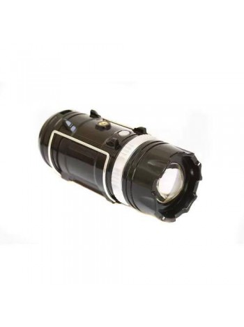 Світлодіодний ліхтар для кемпінгу MHZ із сонячною панеллю SB-9699 Чорний (006108)