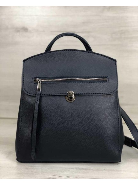 Жіночий рюкзак-сумка Welassie Денис Синій (65-45023)