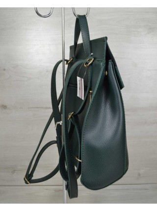 Жіночий рюкзак-сумка Welassie Зелений (65-44208)