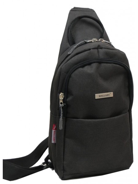 Рюкзак однолямковий Wallaby Темно-сірий (112 black)