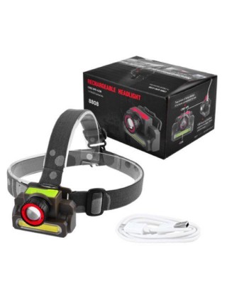 Ліхтар на лобі Police BL-8808/WD-255 XPE+COB zoom micro USB Чорний