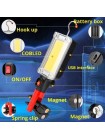 Ліхтарик Bailong 8859 B/ 7636 COB 2*18650 BATTERY USB CHARGE