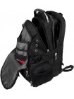 Рюкзак SwissGear з відділенням для ноутбука та чохлом від дощу 35 л Чорний + Фітнес-браслет Smart Band M5 Чорний