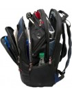 Рюкзак SwissGear з відділенням для ноутбука та чохлом від дощу 35 л Чорний + Фітнес-браслет Smart Band M5 Чорний