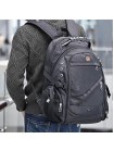 Рюкзак SwissGear з відділенням для ноутбука та чохлом від дощу 35 л Чорний + Портативна Bluetooth колонка TG E2