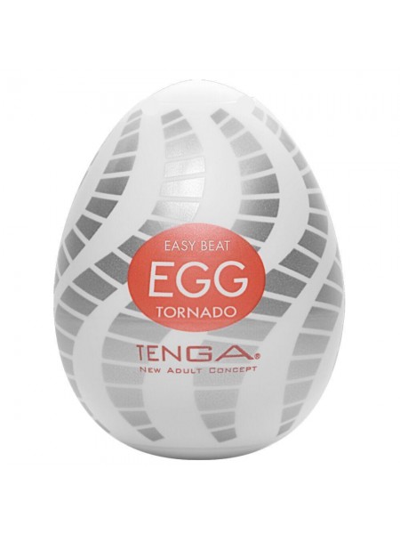 Мастурбатор-яйцо Tanga Egg Tornado зі спірально-геометричним рельєфом
