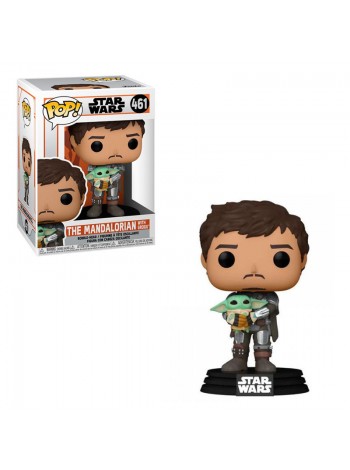 Фігурка Funko POP! The Mandalorian Holding The Child Grogu (16140)