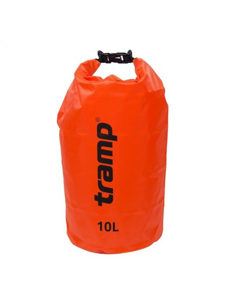 Гермомішок 10 л Tramp PVC Diamond Rip-Stop жовтогарячий
