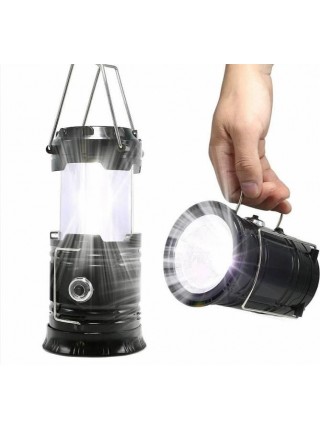 Ліхтар для кемпінгу із сонячною батареєю 2в1 BioLite Camp Solar Lantern розкладний Black — 2 штуки