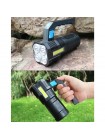 Ручний світлодіодний ліхтар акумуляторний X-Balog 4LEDT6-COB USB