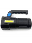 Ручний світлодіодний ліхтар акумуляторний X-Balog 4LEDT6-COB USB