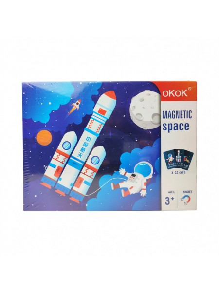 Дерев'яні пазли oKoK MD 2815 магнітні Космос