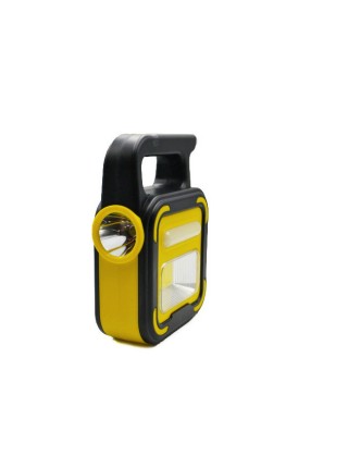 Акумуляторний ліхтар Torch Bailong BL-925 torch+solar із сонячною й USB-зарядкою Yellow