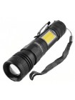 Ліхтар ручний Police BL-T6-19 (T6+COB) zoom + microUSB + 3 режими