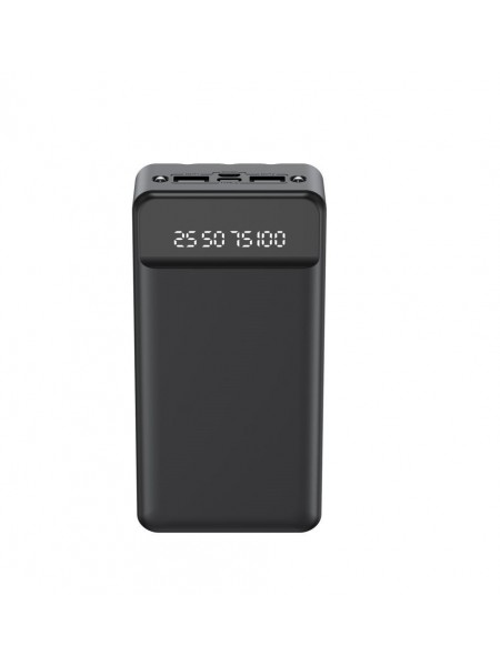 Зовнішній акумулятор Power Bank XO PR163 with emergency lighting LEDдисплей 2A Micro-usb, Type-C 20000 mAh