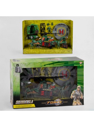 Ігровий набір військова техніка XLQ Sentinel1 Force 35 х 13 х 19 см Khaki (101569)
