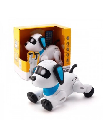Іграшка собака на радіокеруванні KOOQI З Режимом Програмування Інтерактивний На Акумуляторі Білий (571)