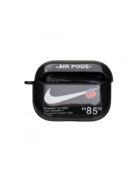 Футляр для навушників Airpods Pro Glossy Brand Nike black