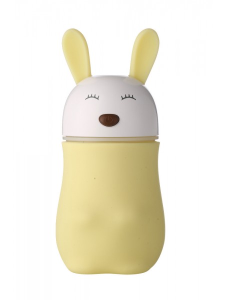 Зволожувач повітря SUNROZ Rabbit Портативний зволожувач повітря Кролик, LED, USB, 180 мл, Жовтий (S980275)