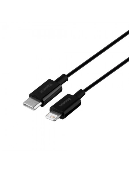Кабель USB Baseus CATLYS-A Type C — Lightning PD 20 W 1m Чорний