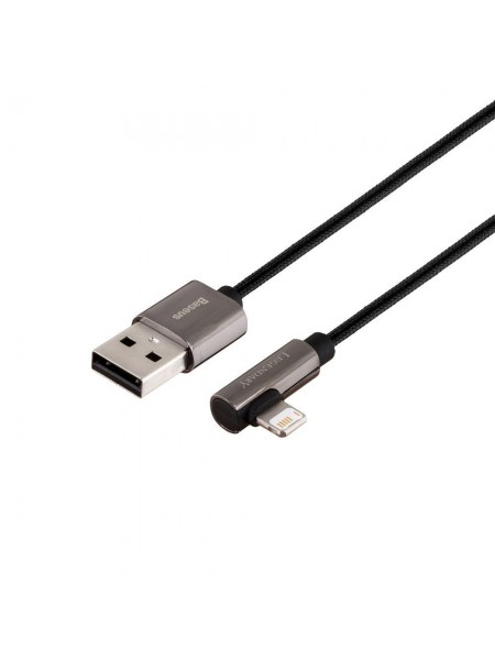 Кабель USB Baseus CALCS-A USB to Lightning 2.4A 2m Чорний
