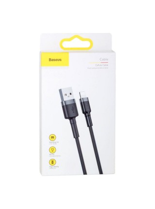 Кабель USB Baseus CALKLF-R USB to Lightning 2 A 3m Сіро-чорний
