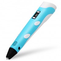 3D-ручка для малювання MyRiwell Pen2 LCD Блакитна (46005)