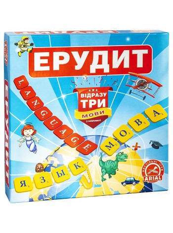 Настільна гра Arial Ерудит Три мови (910091-3)