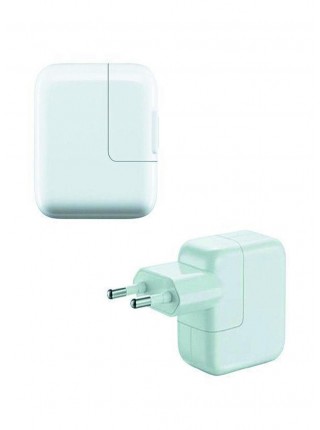 Мережевий зарядний пристрій Apple Original MD836 1 порт USB швидке заряджання 2.4 A ЗЗП White (00197)